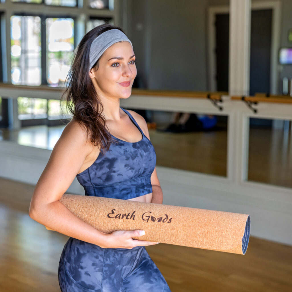 Sustainable Eco Friendly Earth Goods Eco Friendly Cork Yoga Mat